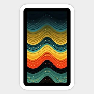 Sand and Surf Waves Sticker